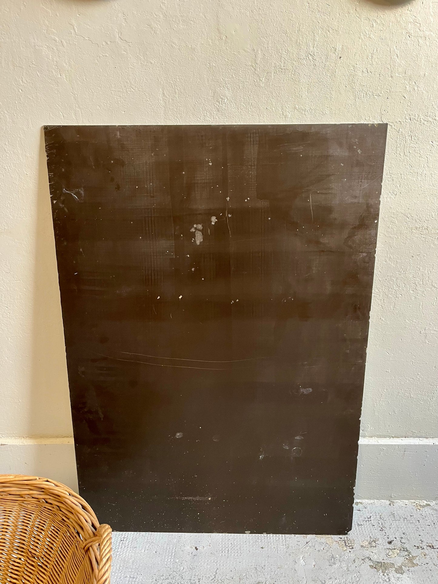 Grand miroir biseauté vintage