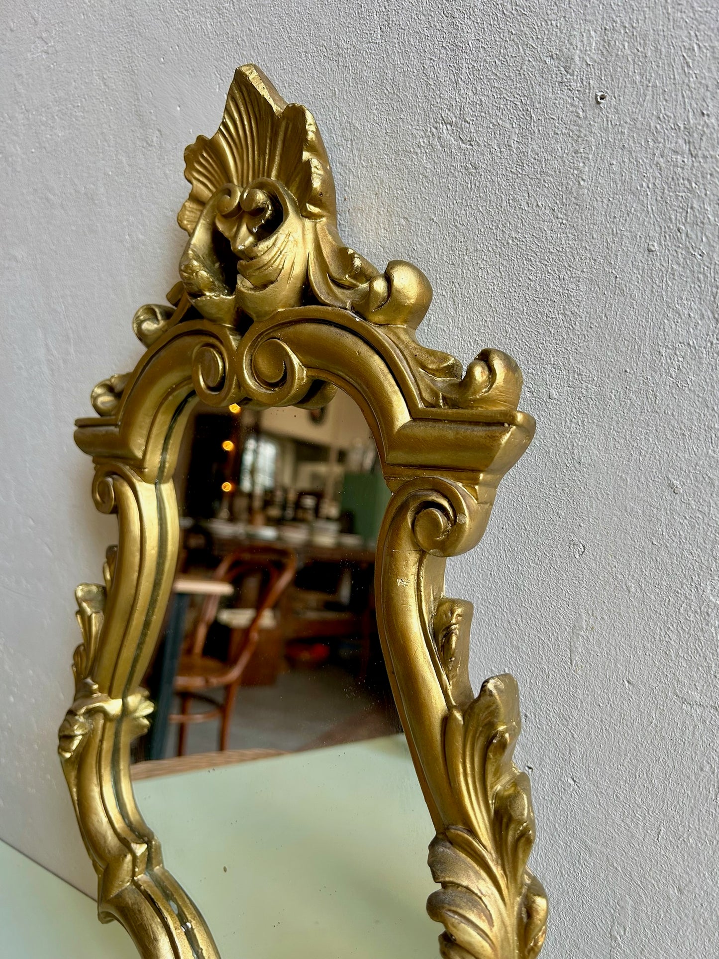 Miroir style baroque doré