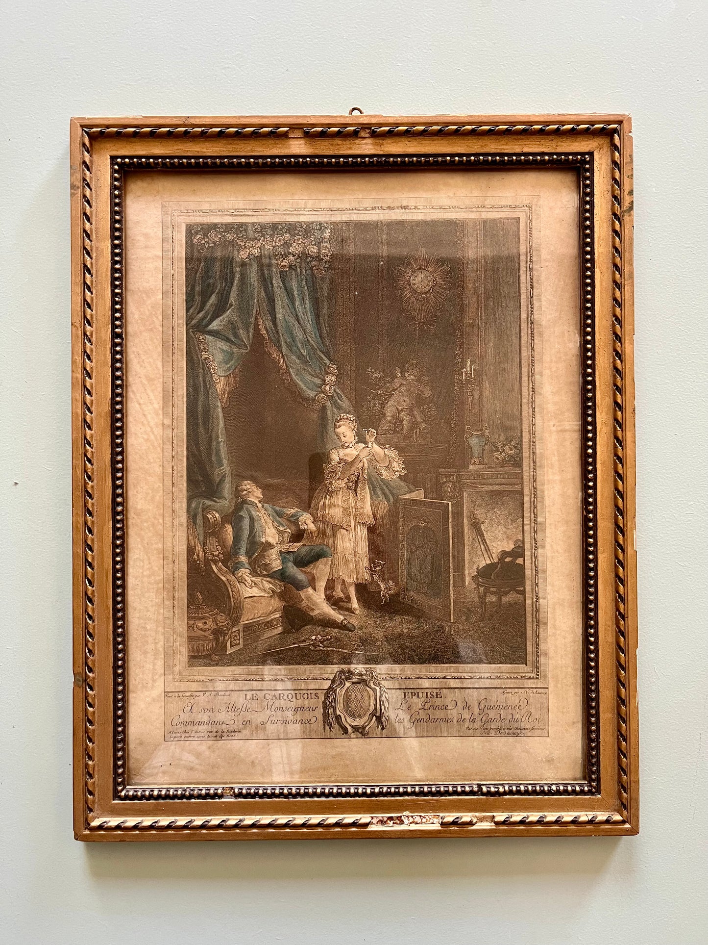 Gravure ancienne « le carquois »