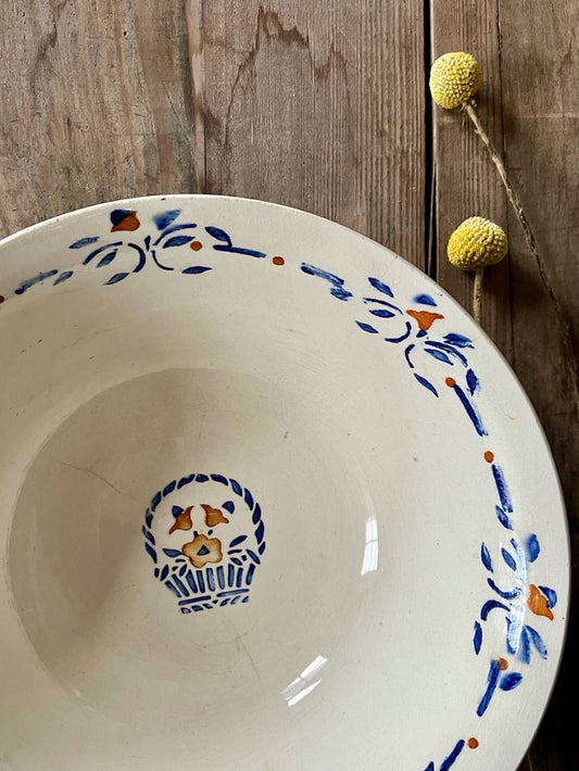 Saladier vintage terre de fer