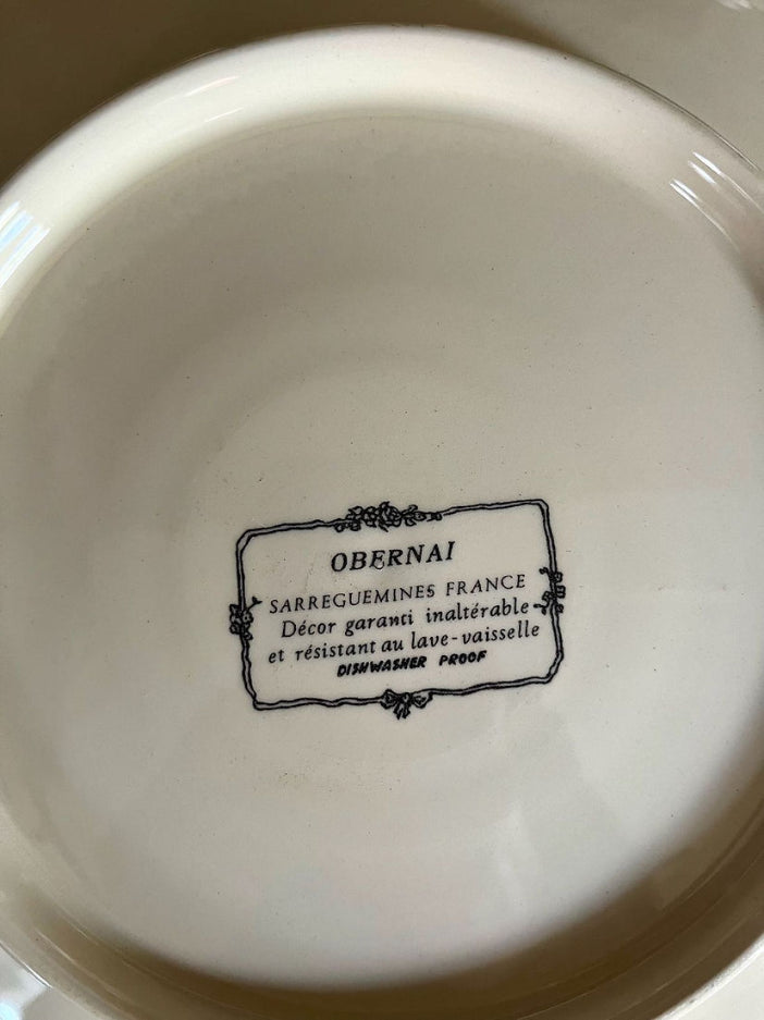 Plat à gateaux Obernai Sarreguemines