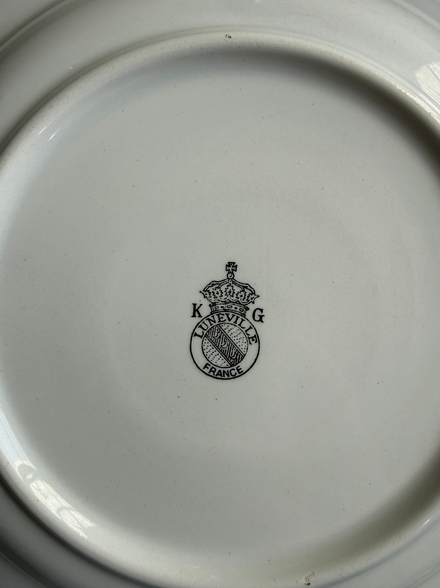 Assiettes creuses de Lunéville - lot de 8