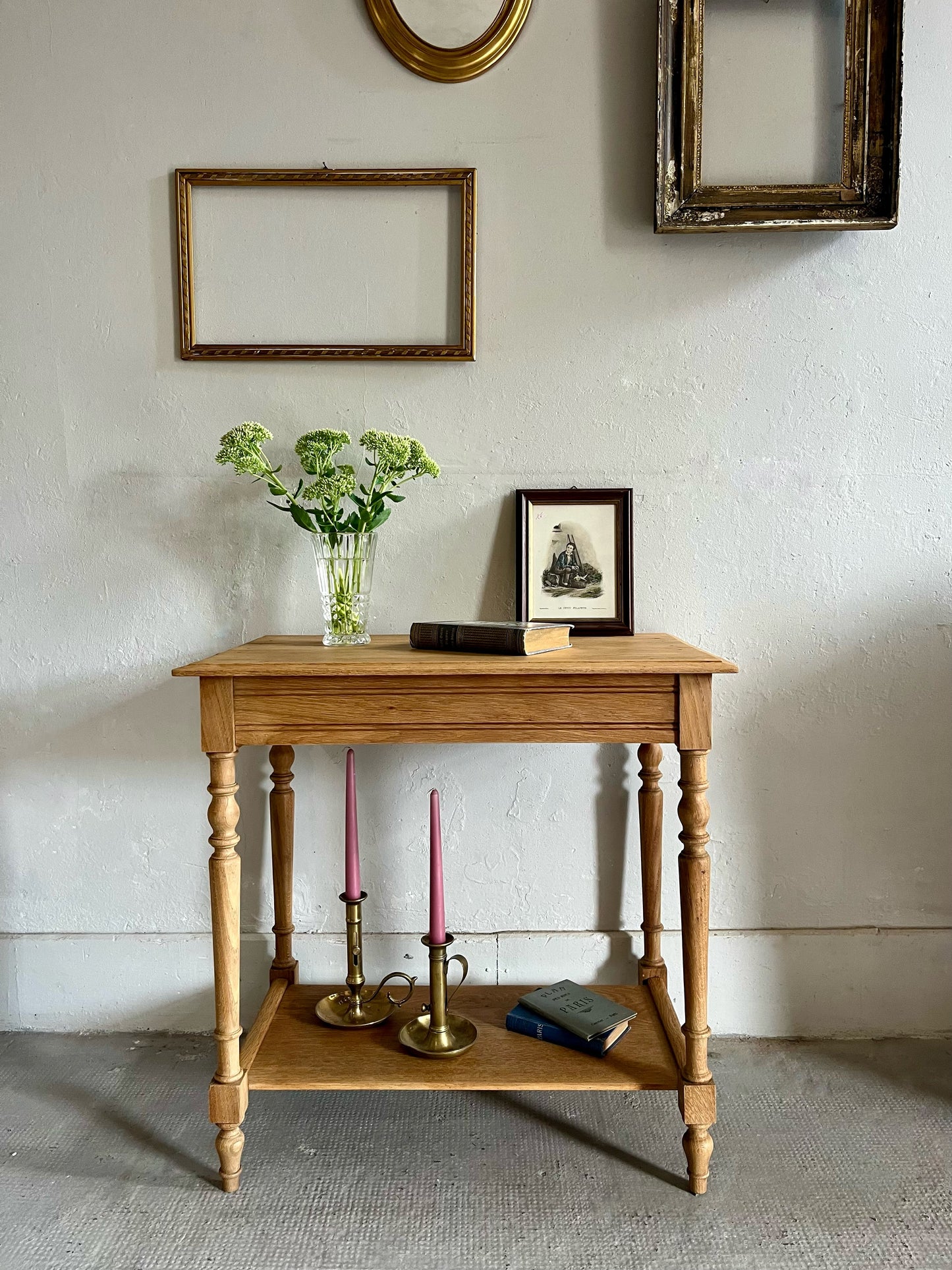 Console en bois ancienne rénovée Patine