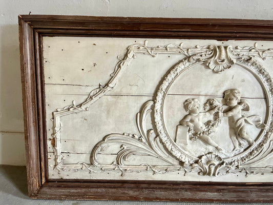 Panneau mural décoratif ancien « anges »