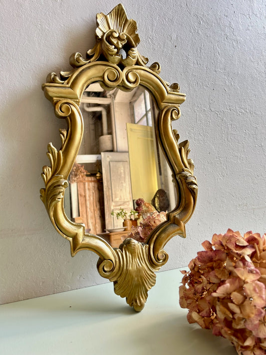 Miroir style baroque doré