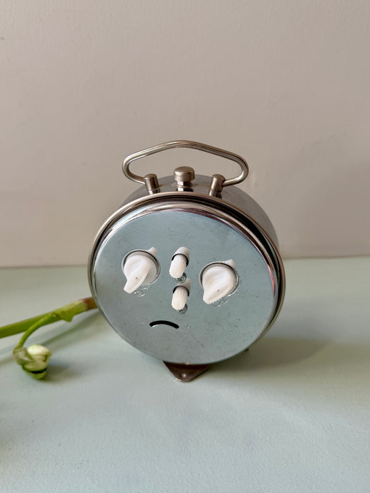 Réveil métallique de Hangarter vintage