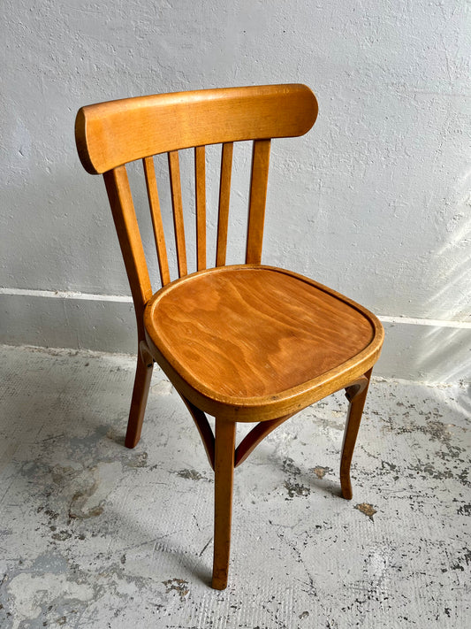 Chaise bistrot Baumann bois blond