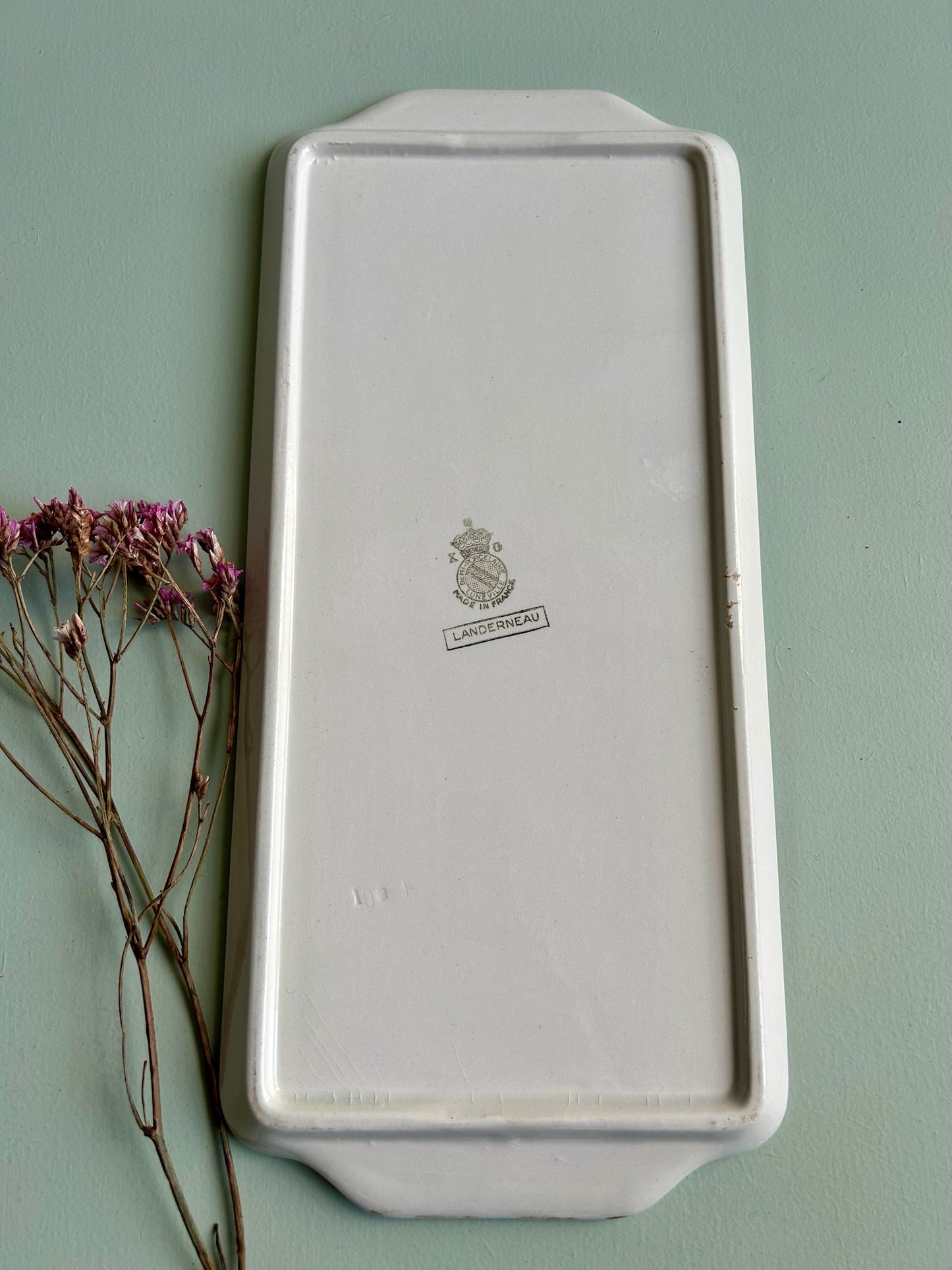 Plat à cake Luneville - collection Landerneau