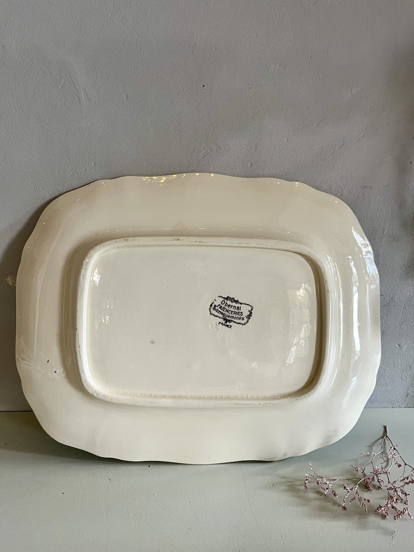 Plat à service Sarreguemines modèle Obernai