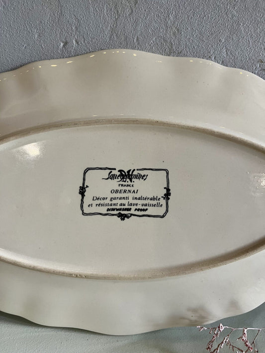 Petit plat Sarreguemines modèle Obernai