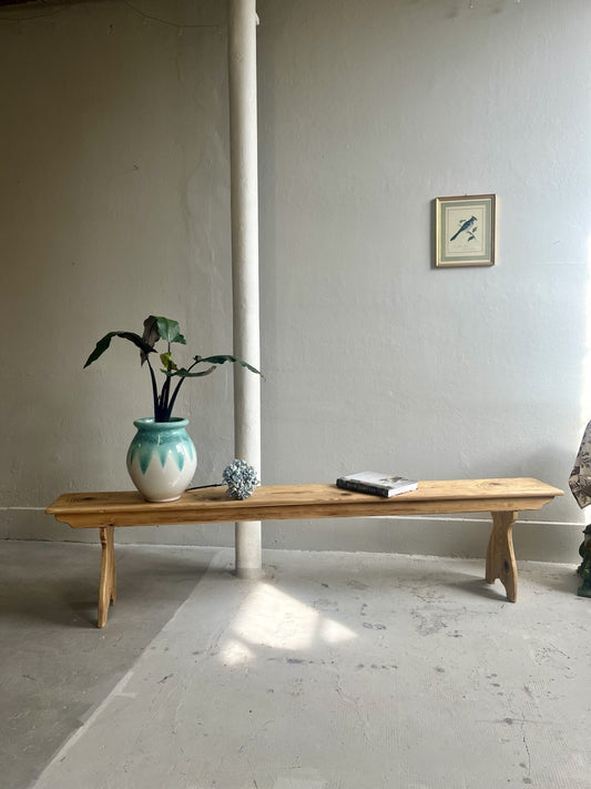 Banc ancien en sapin