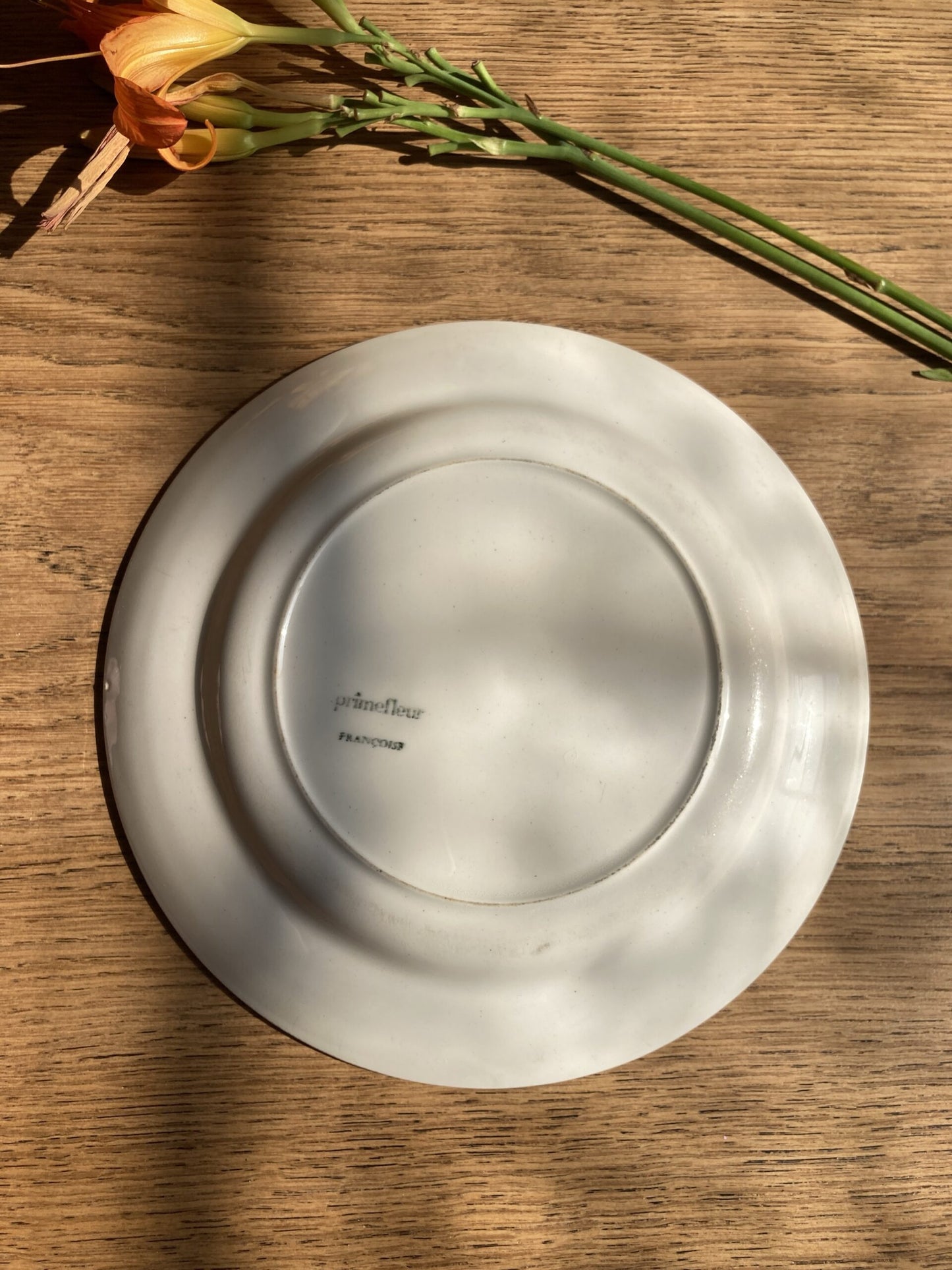 Assiette semi-creuse Françoise Primefleur