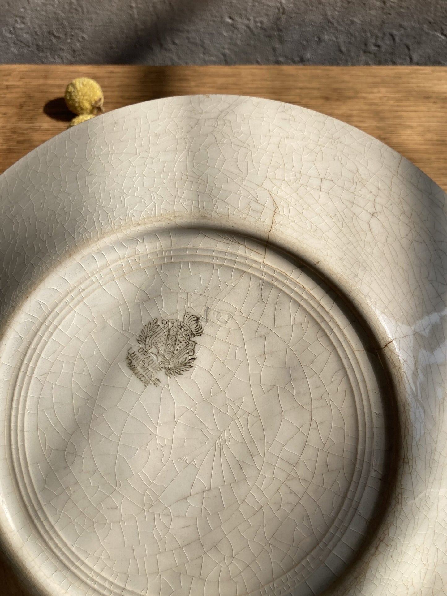 2 assiettes semi-creuses Lunéville