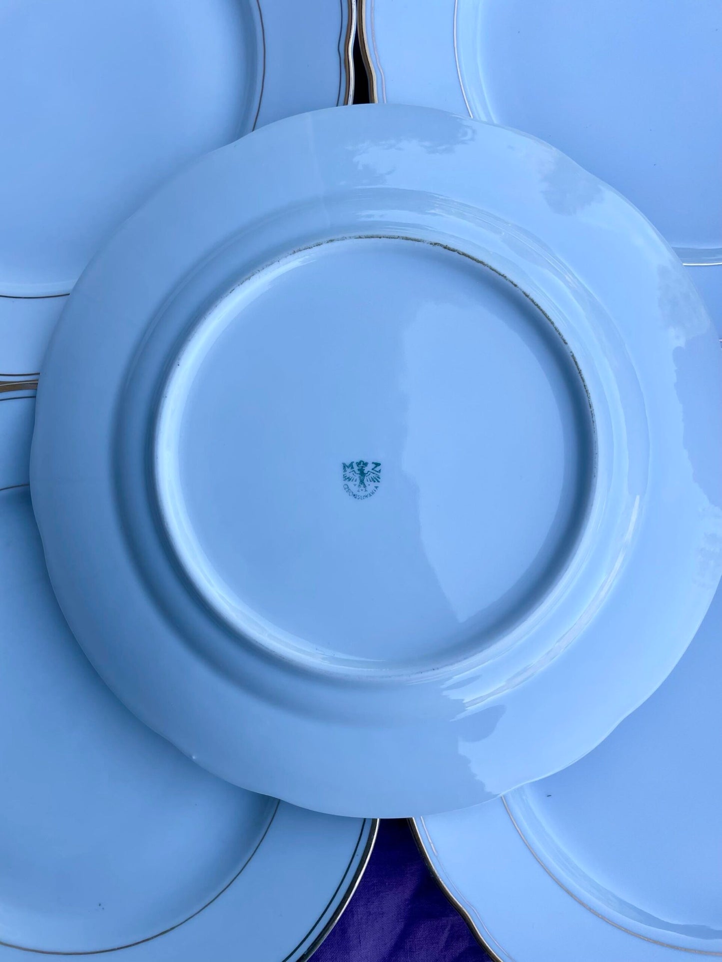 6 assiettes plates