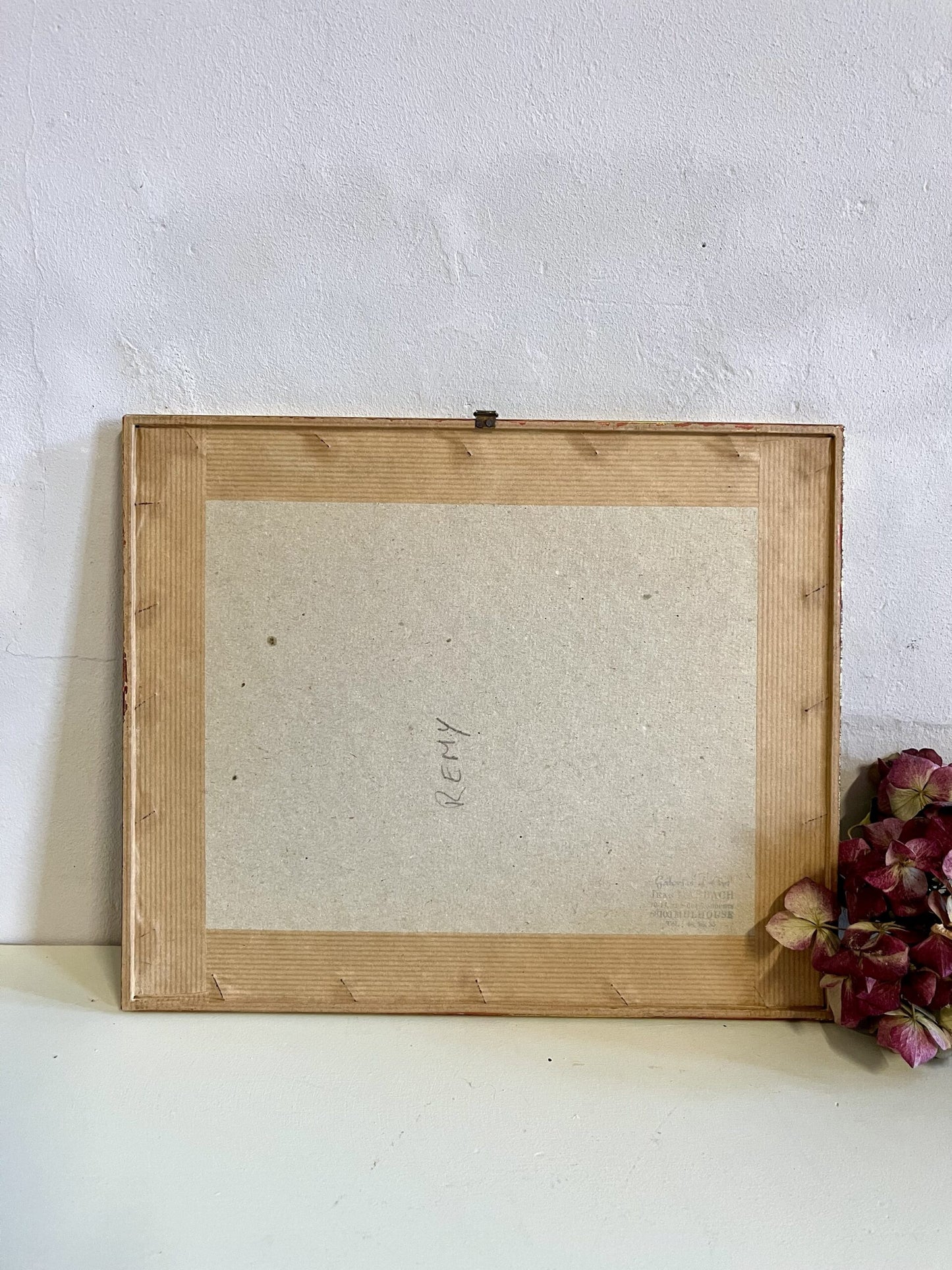 Lithographie canard paysage