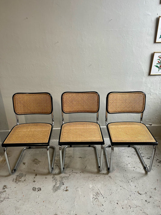 Chaises d’inspiration Marcel Breuer B32/ Cesca