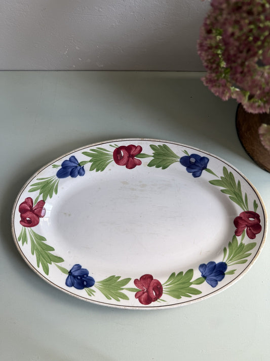 Plat ovale Sarreguemines