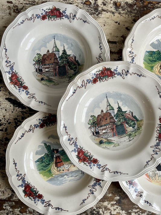 Assiettes creuses Obernai
