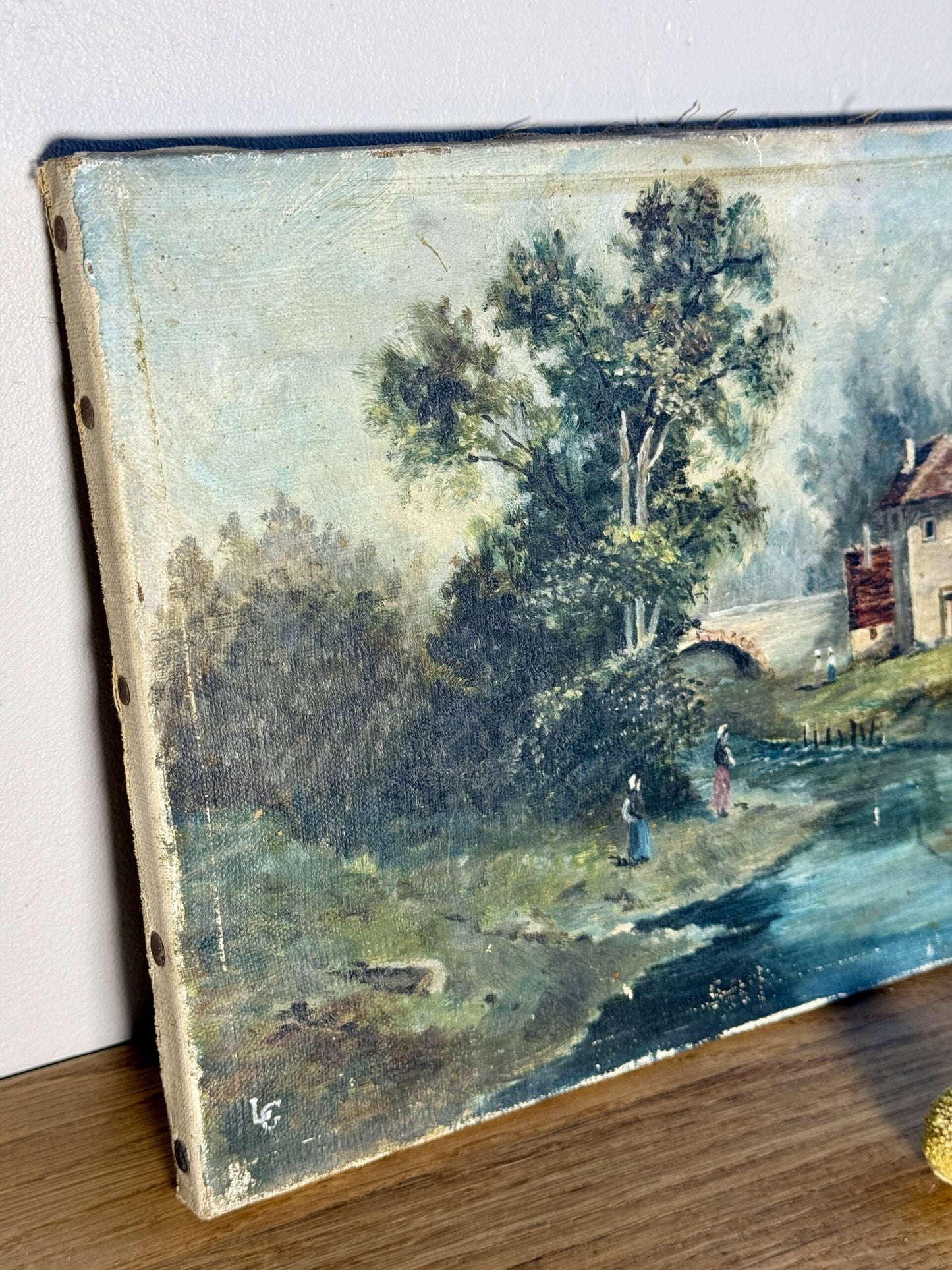 Huile sur toile paysage