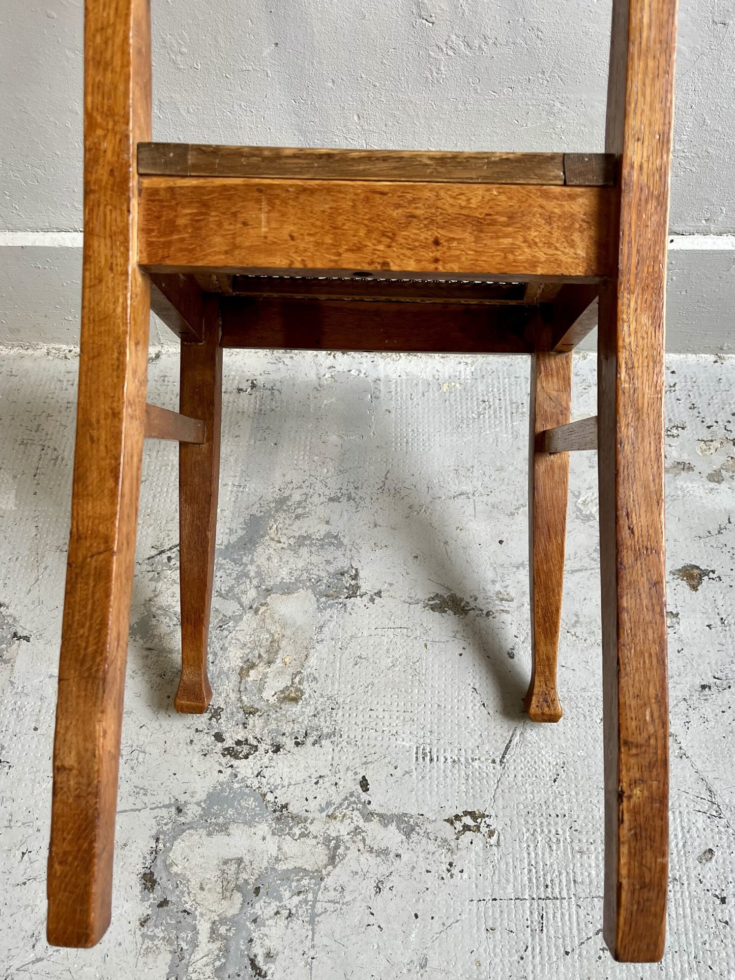 Chaise en dossier bois - assise cannage/ lot de 2