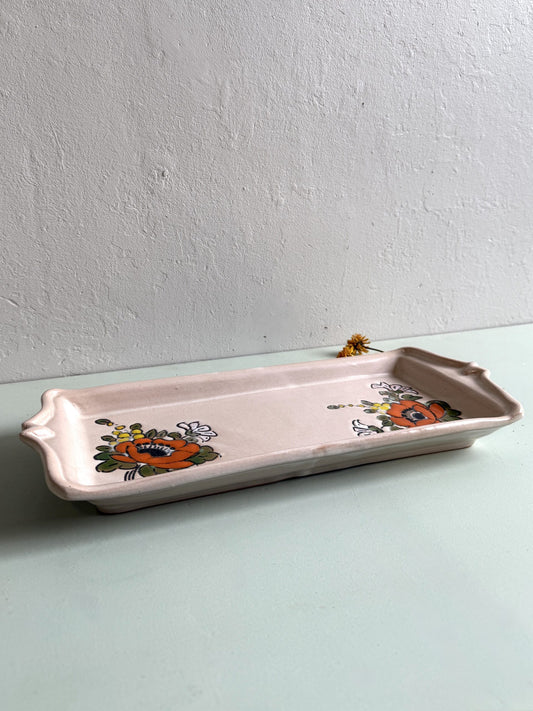 Plat à cake de Vallauris fait main