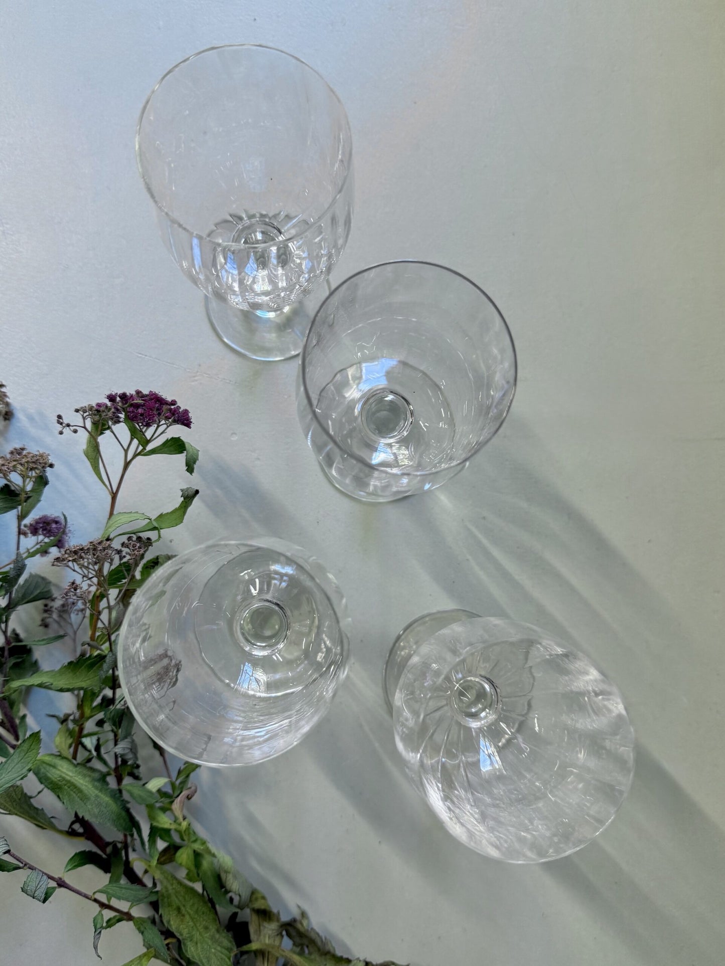Verres à pied ancien x4