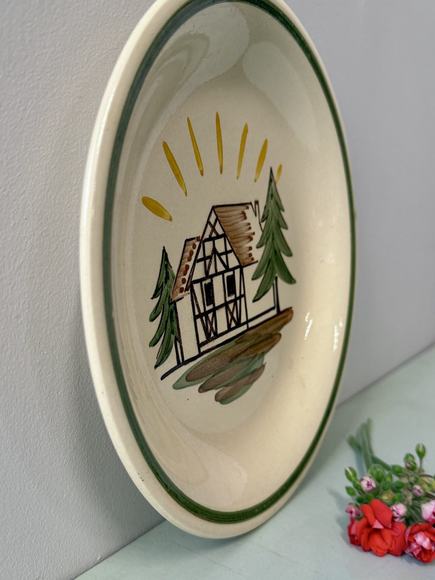 Assiette semi-creuse Elchinger de Soufflenheim