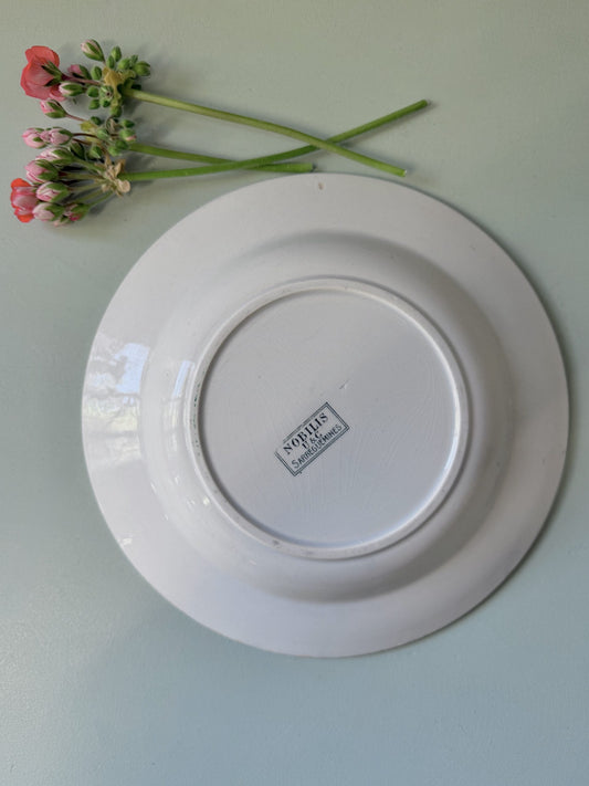 Assiette à soupe Sarreguemines modèle Nobilis