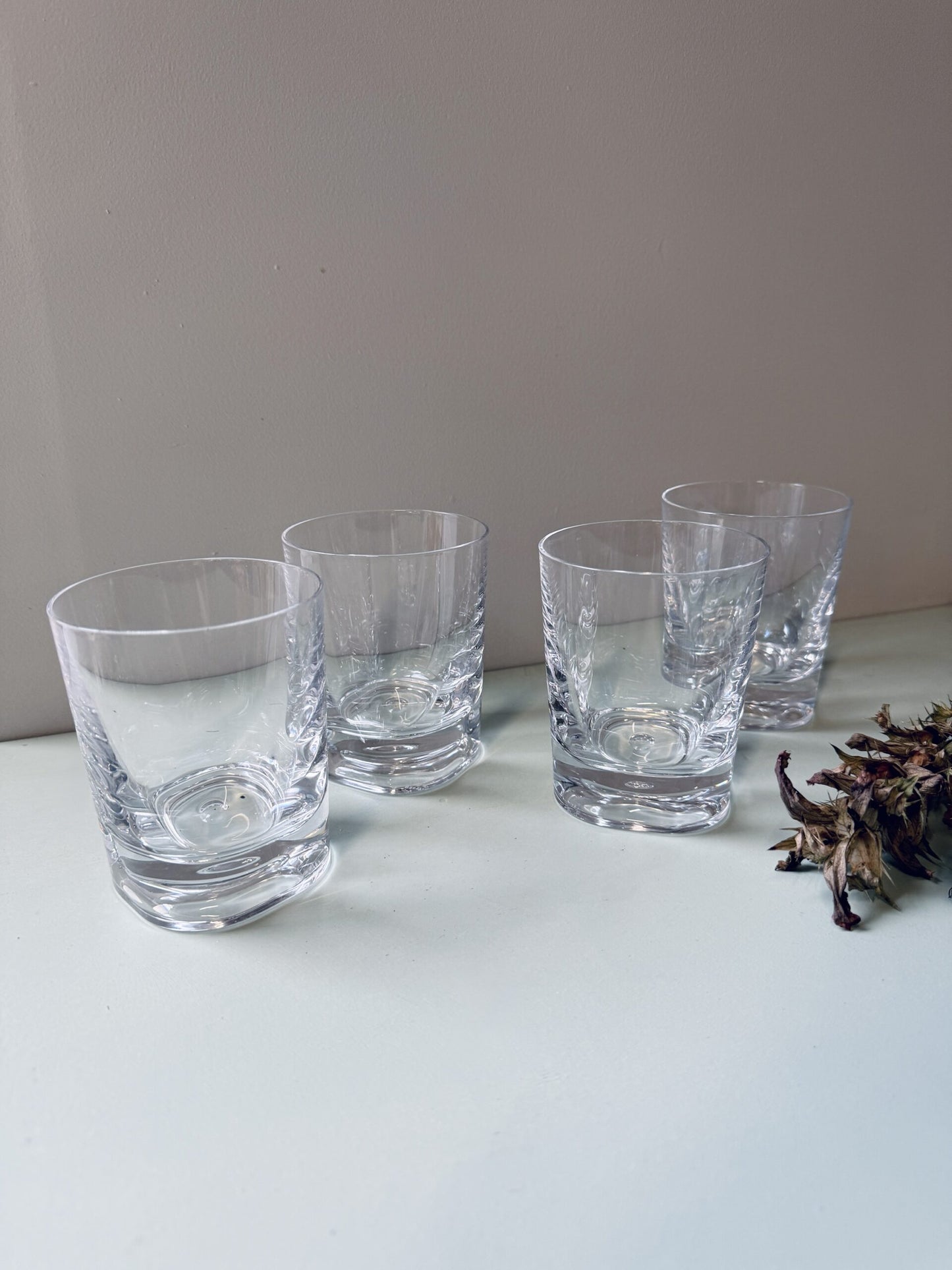 Verres en cristal - lot de 4
