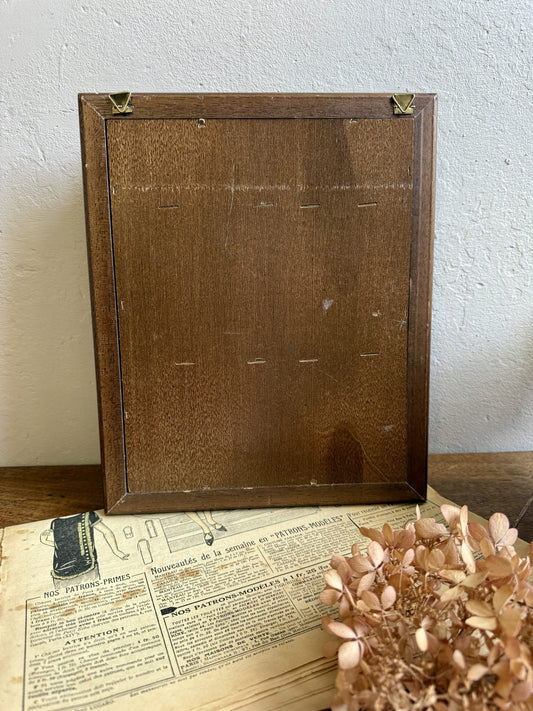 Boîte à clés vintage en bois