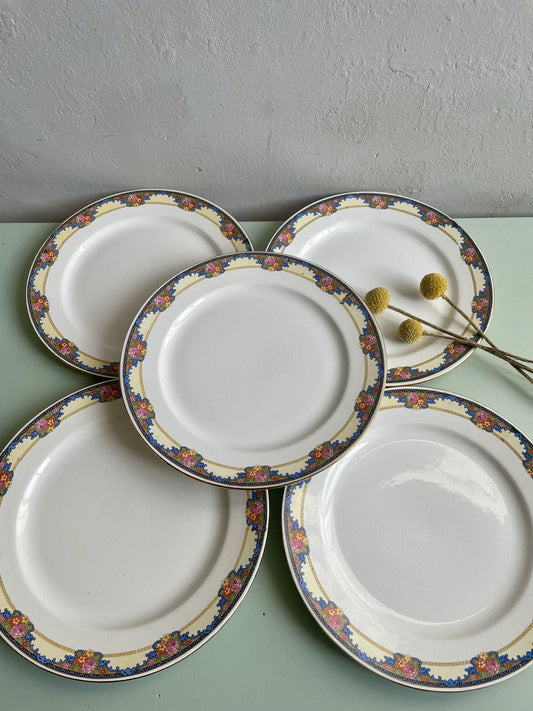 10 assiettes plates Sarreguemines et Digoin