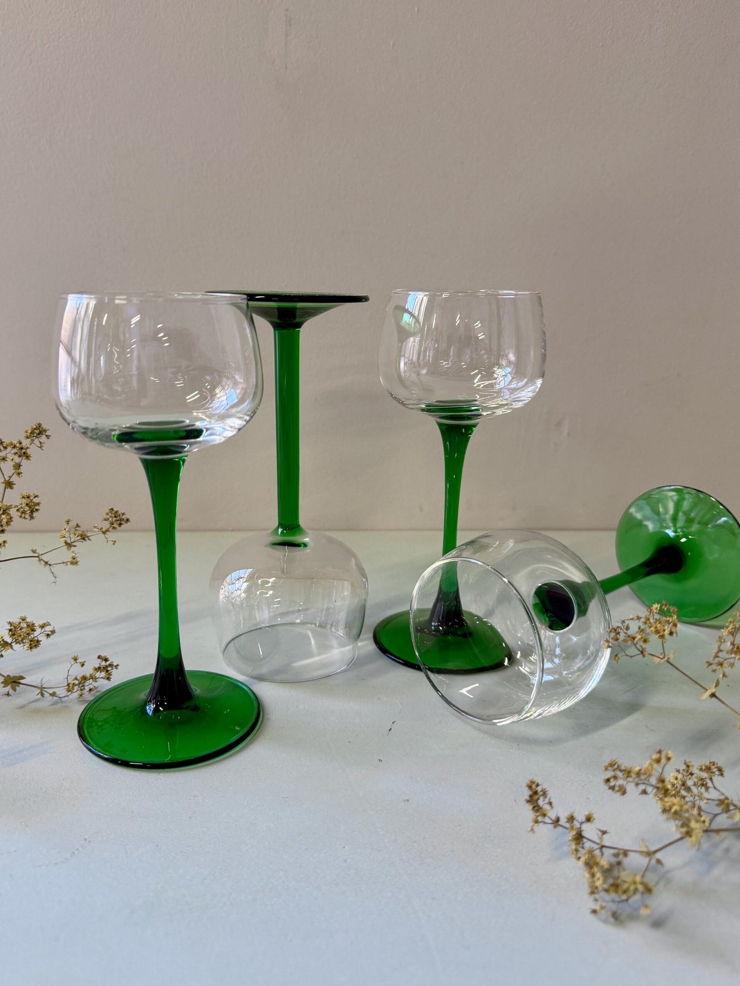 Verres alsaciens en cristal - lot de 4