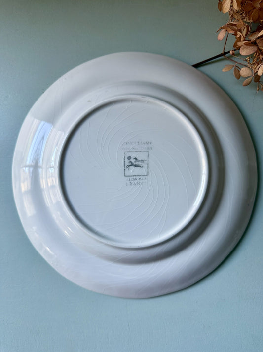 Plat rond Longchamp façon fait main