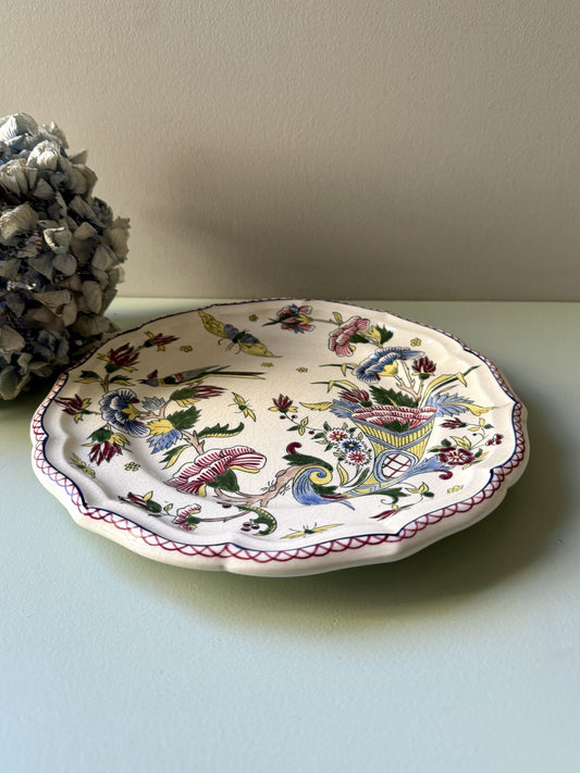 Assiette Gien plate modèle À la corne d’abondance