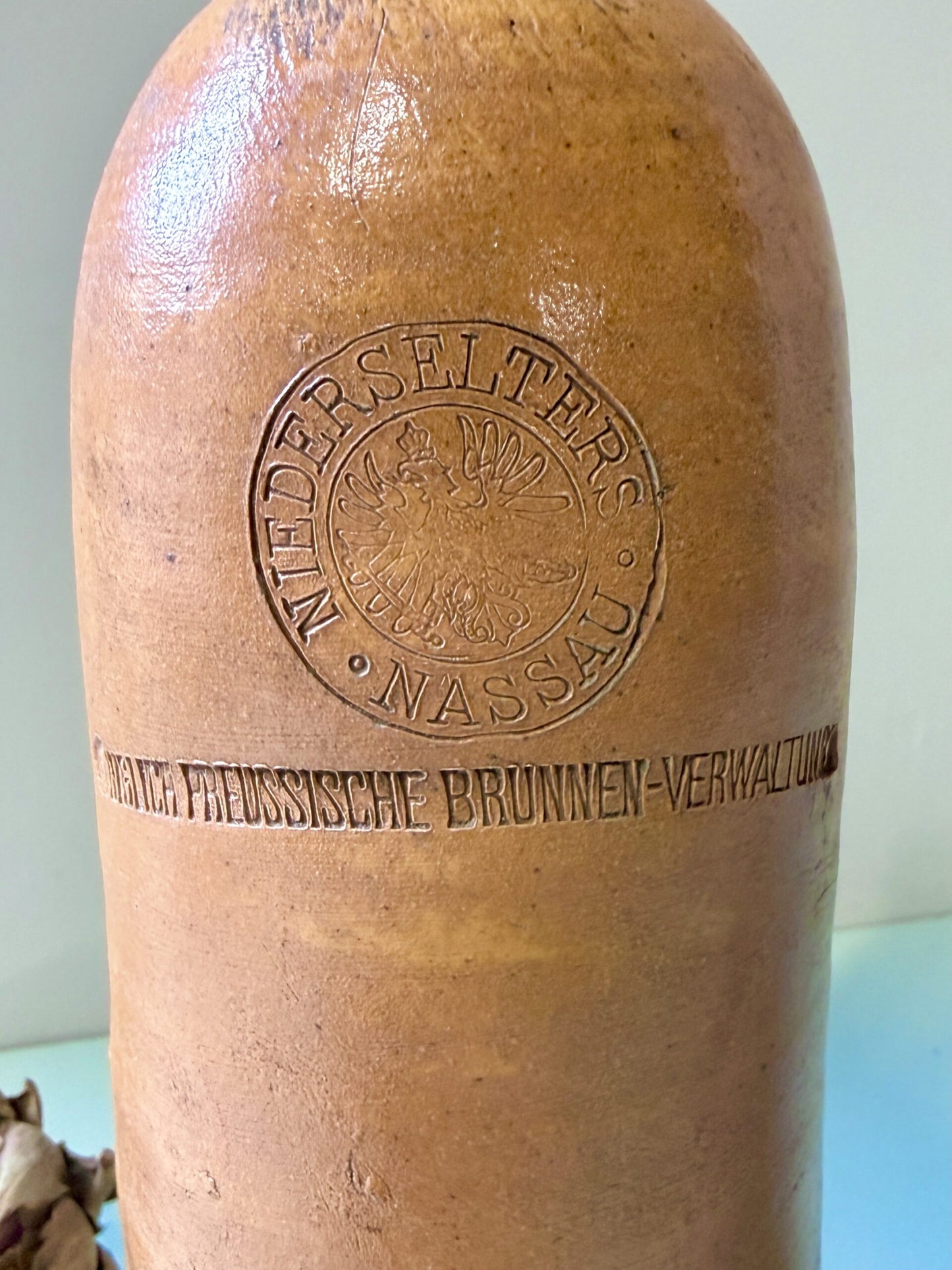 Bouteille en grès argile Niderselters Nassau