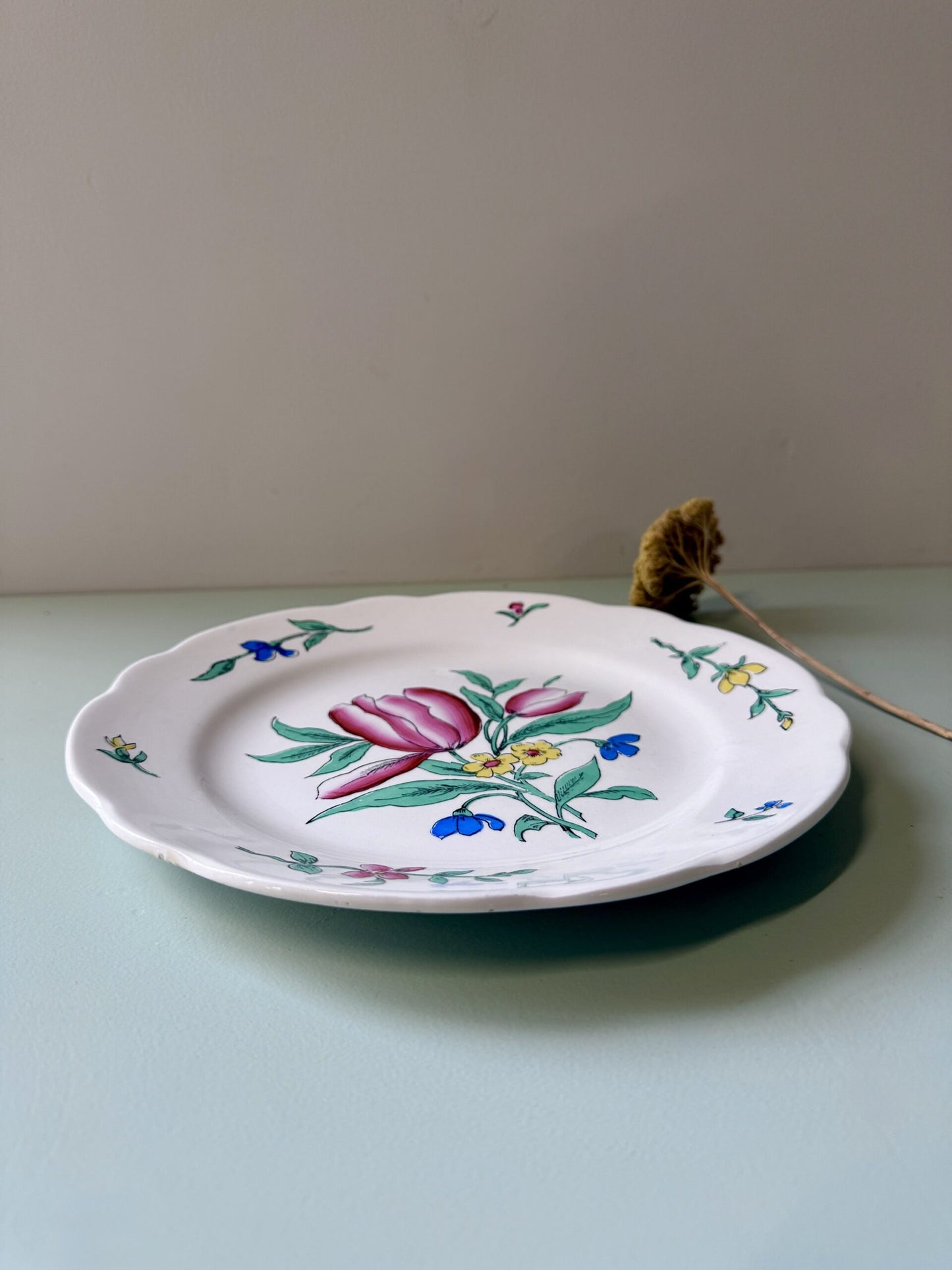 Assiette modèle Riquewihr de Sarreguemines