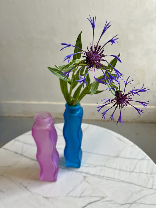 Vase vintage IKEA bleu