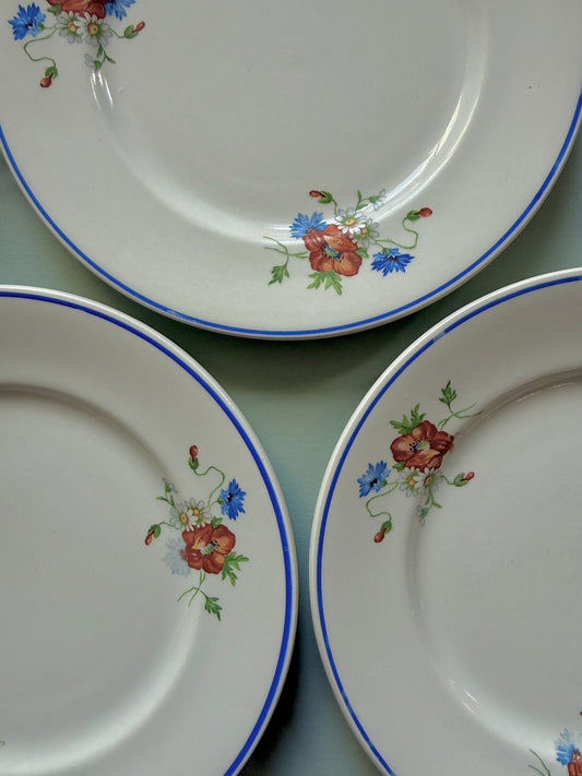 Assiettes à dessert de Salins - lot de 3