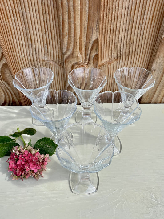 6 coupes à glace vintage Glaces Gervais