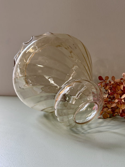 Abat-jour tulipe en verre