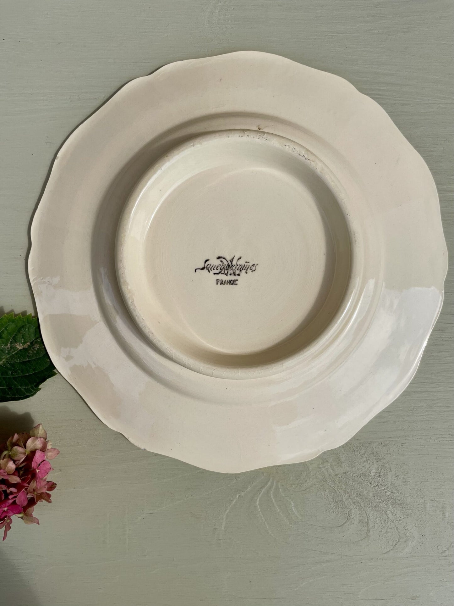 Compotier Sarreguemines blanc – Ø 25 cm