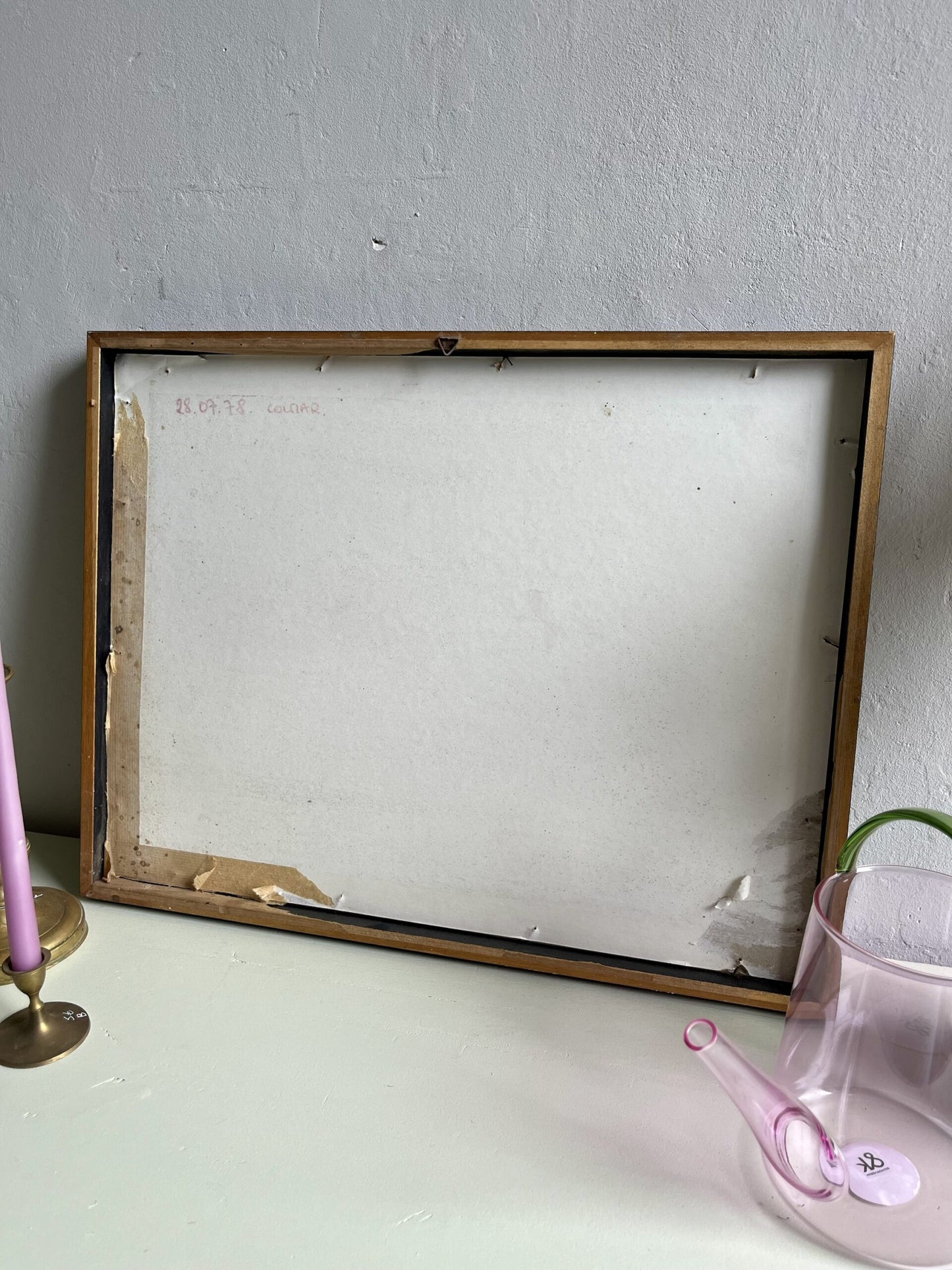 Tableau femme couchée Delacoux