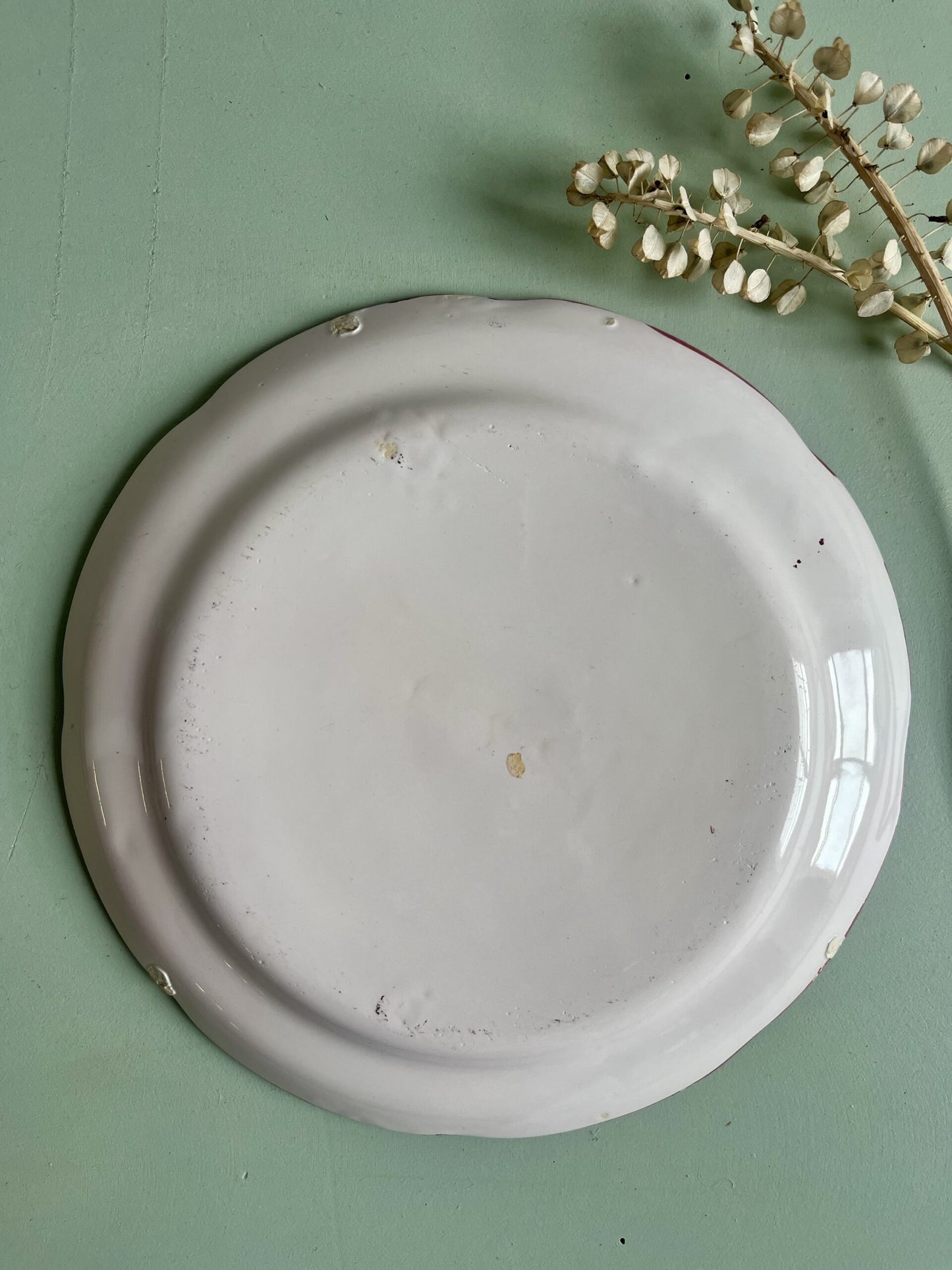 1 assiette plate