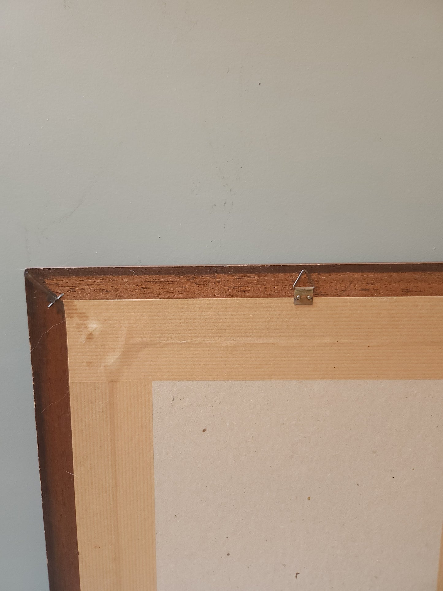 Cadre carré en bois avec peinture Patine