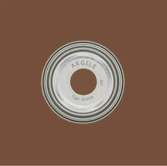 peinture argile coloris tige brune