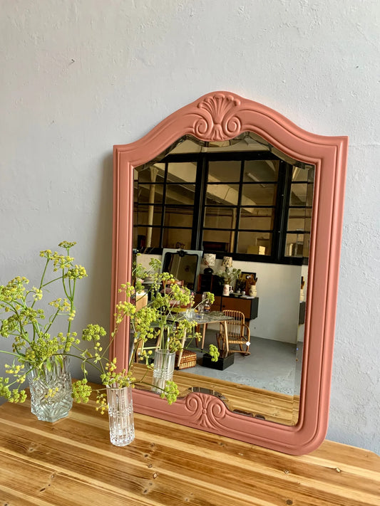 miroir moulures rénové terracotta Upcycling Haut-Rhin
