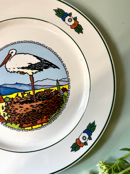 Assiette à dessert Villeroy & Boch Hansi d’Alsace  Vaisselle Patine