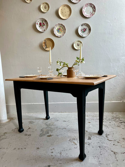 Table bistrot ancienne bois