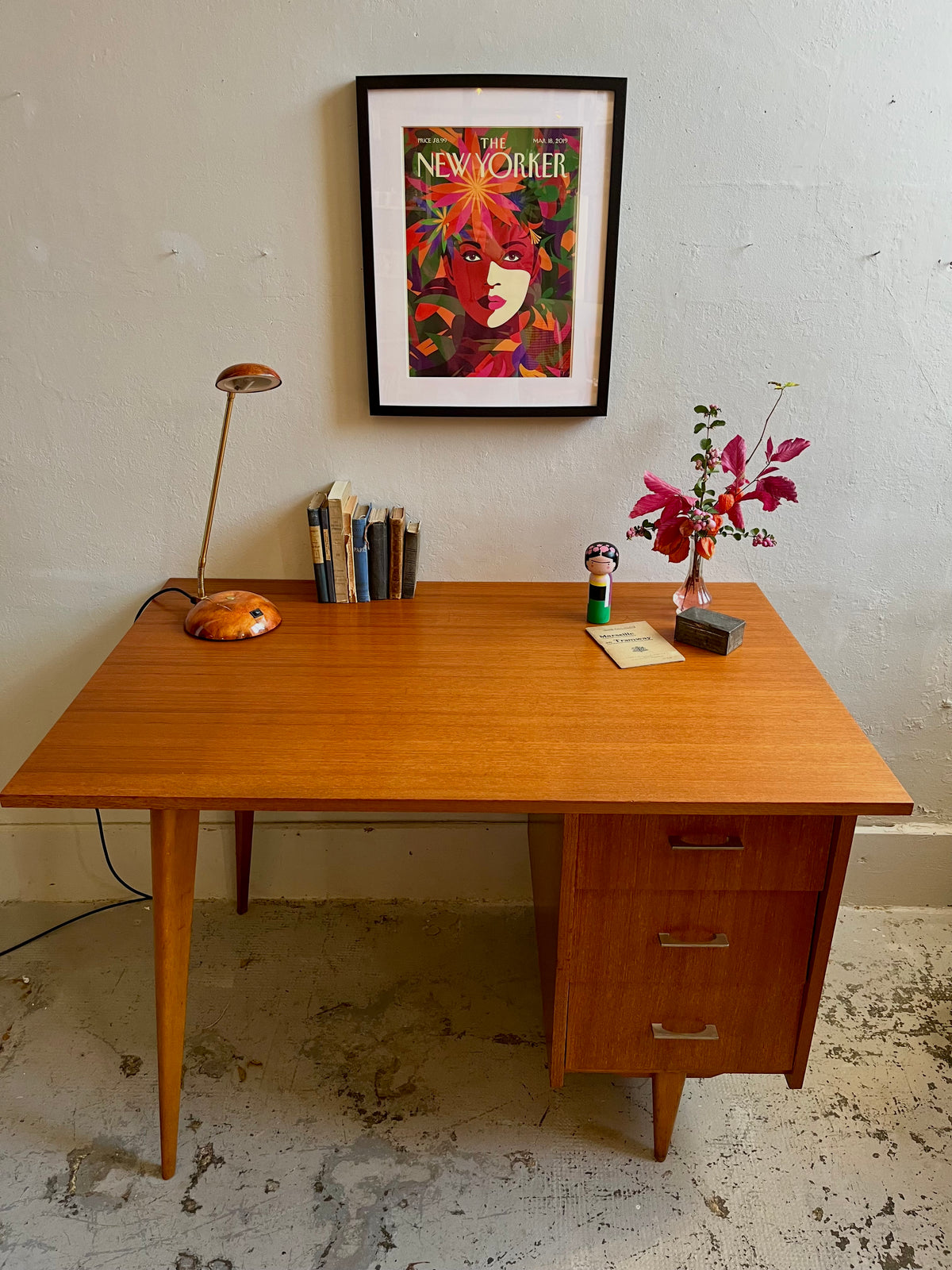 Bureau pied compas  Meubles Patine