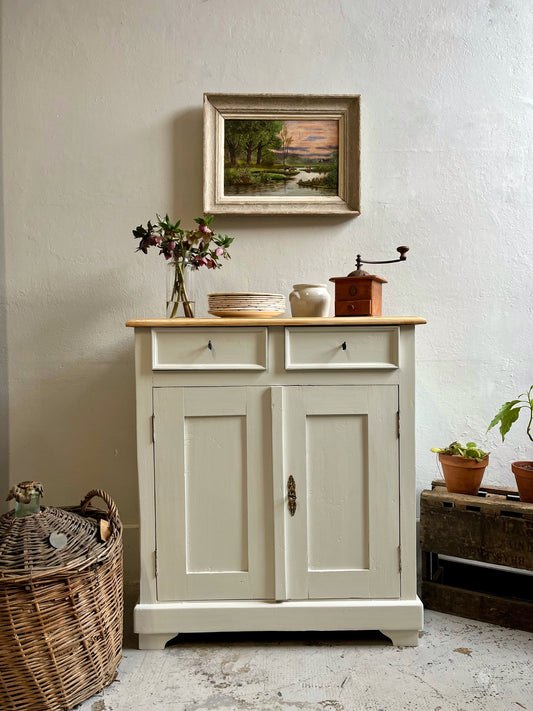 Buffet parisien ancien bois et gris